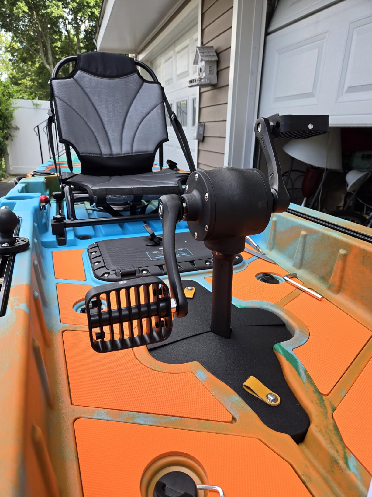 Reel Yaks Radar Modular Fishing Kayak - 10ft, 430 lbs Capacity, Sunrise - Pedal Fishing Kayaks for Adults & Youth, Sit on Top, Compact Storage, Lightweight, Easy Transport & Assembly customer photo 2