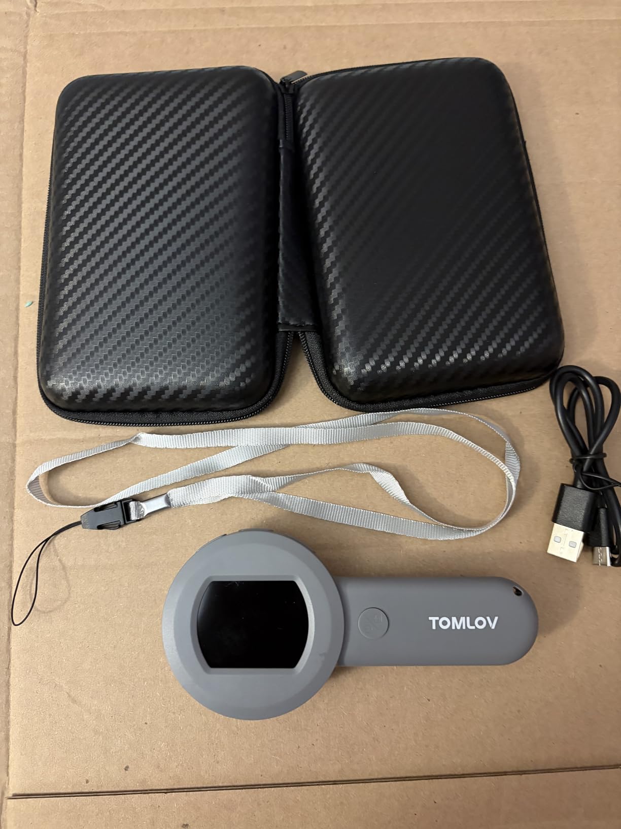 TOMLOV P10 Handheld Digital Microscope with 2-Inch Screen and 100X Magnification customer photo 2