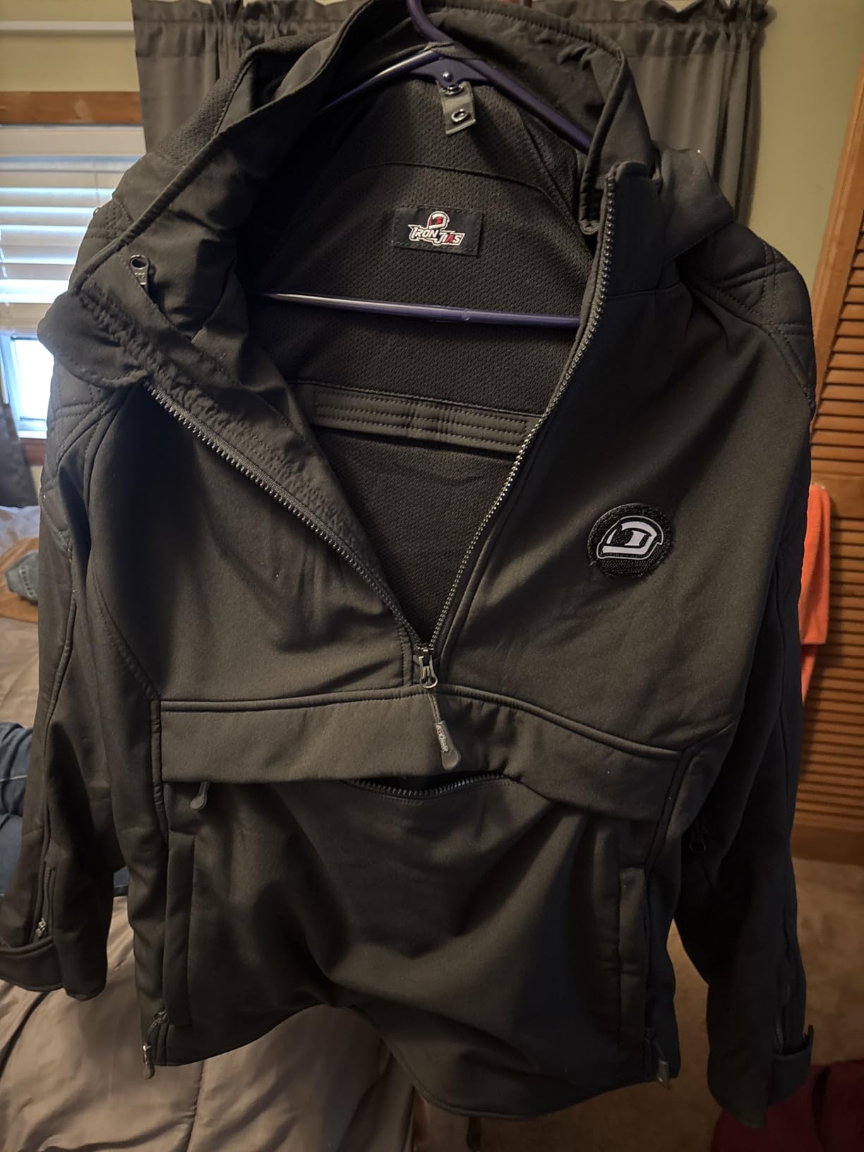 IRON JIA'S Motorcycle Jacket for Men, CE Certified 3-in-1 Riding Hoodie with CE Level 2 Armor customer photo 1
