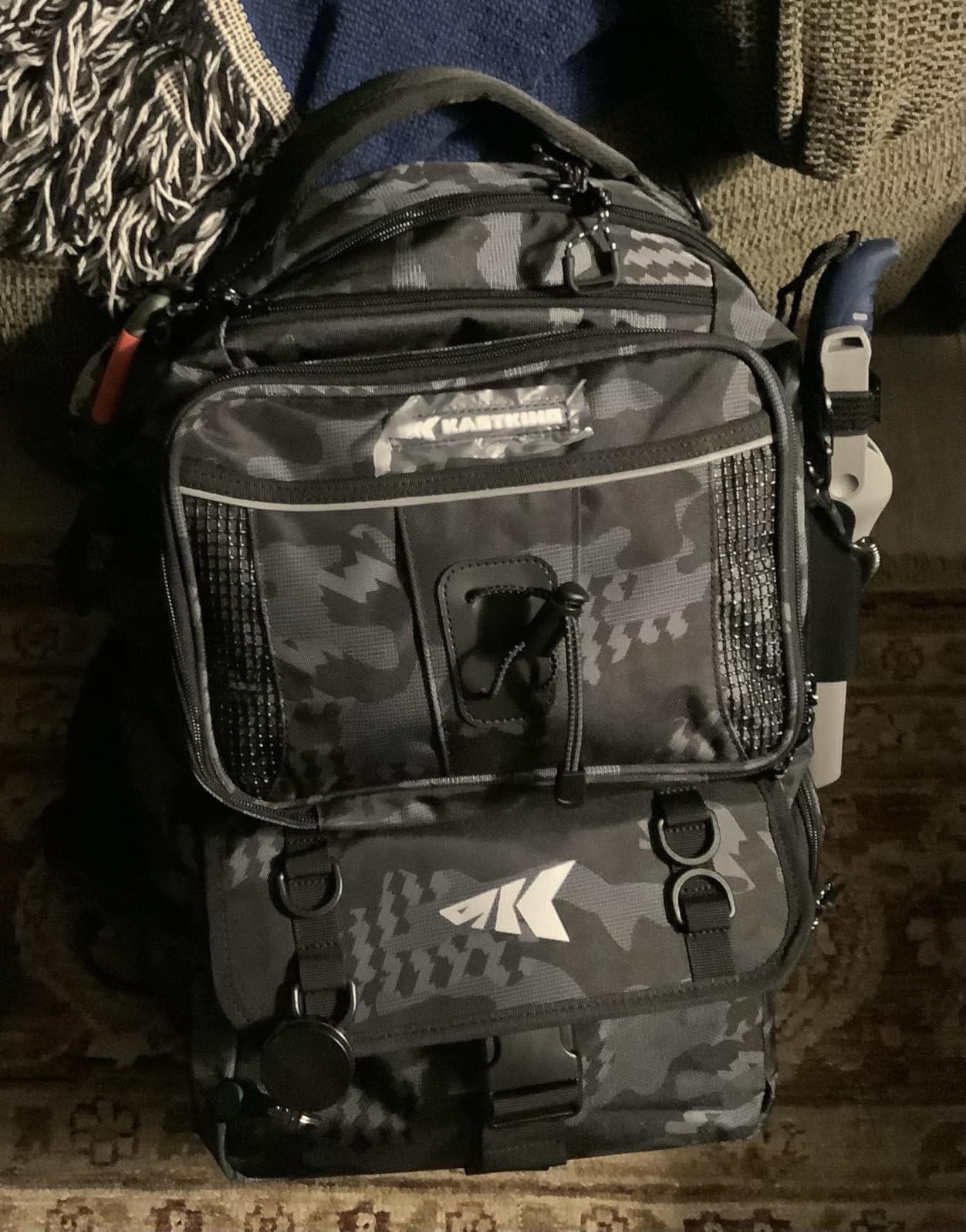 KastKing BaitSpace Fishing Tackle Backpack with Removable Bait Binder, 2 Rod Holders Storage Fishing Gear and Equipment | 50L Capacity Tackle Backpack, Water-Resistant Fishing Bag customer photo 2