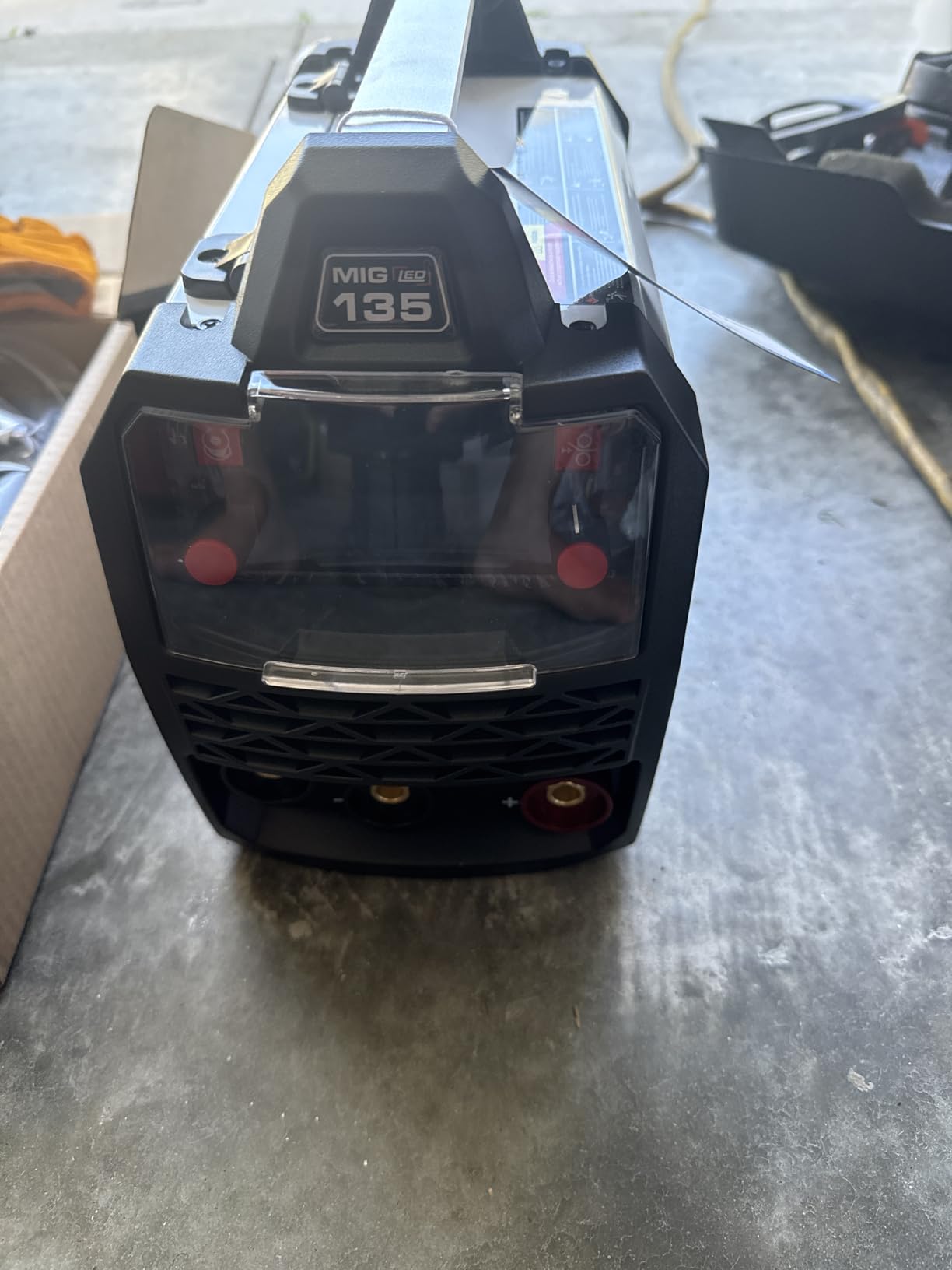 ANDELI 110V/220V MIG Welder 135A, PULSE Flux Core MIG/Lift Tig/Stick 3-in-1 Gasless MIG Welding Machine with Synergy, Large LED Display, 2T/4T Full Kit (Bonus Welding Helmet & Gloves) customer photo 2