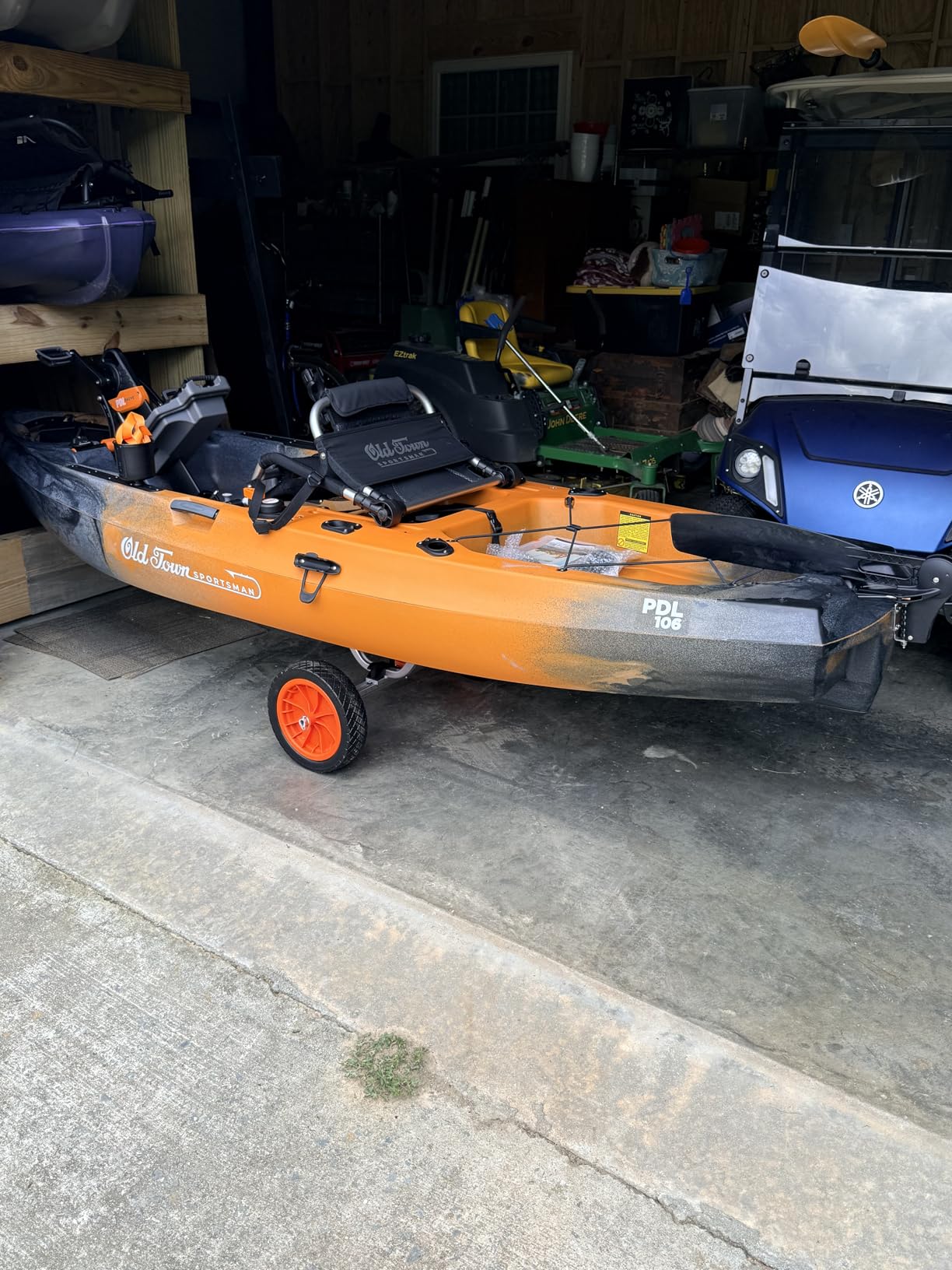 VEVOR Kayak Cart, Heavy Duty 450 LBS Load Capacity Kayak Trailer, Detachable Canoe Trolley Cart with Adjustable Width & Nonslip Support Foot, 12'' Solid Tires for Kayaks Canoes Float Mats Paddleboards customer photo 2