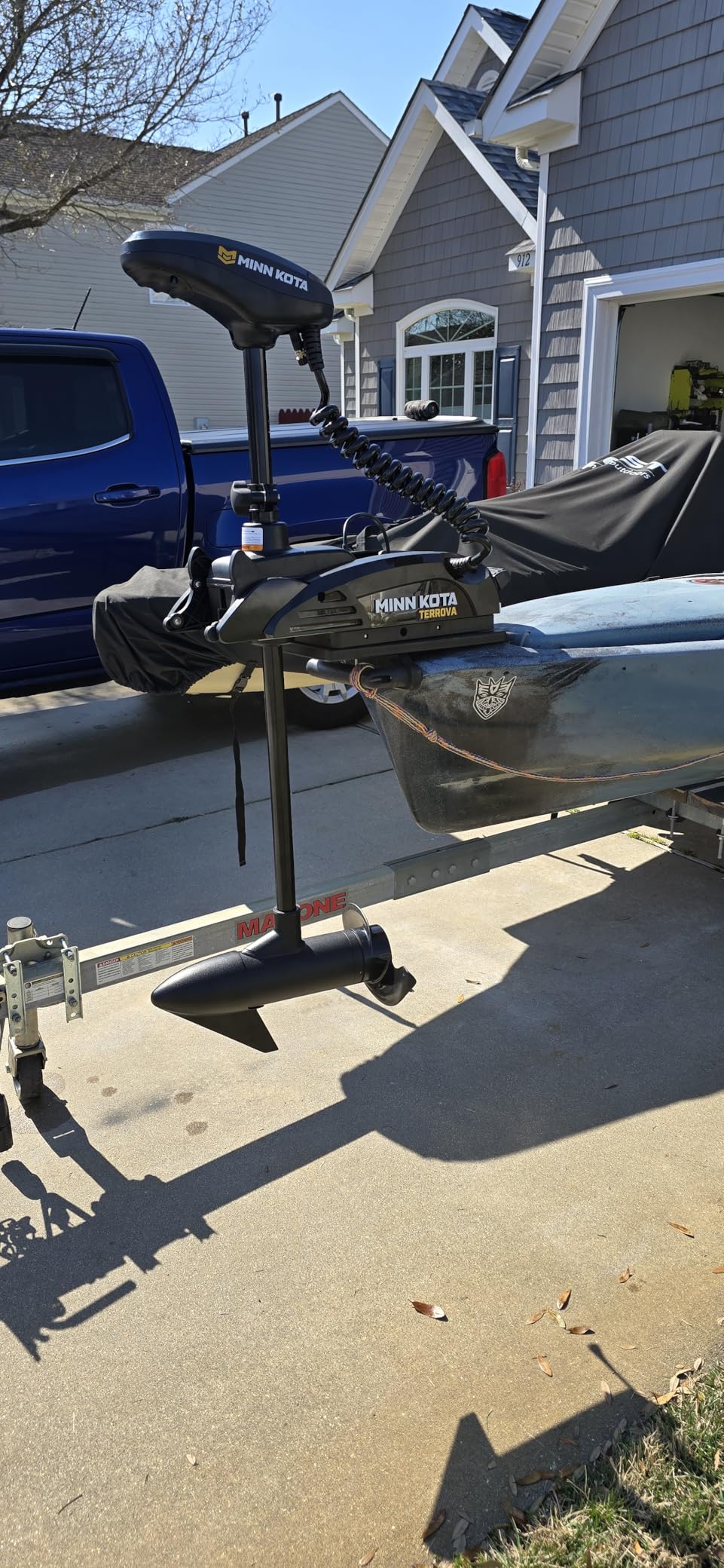 Minn Kota Kayak Terrova Bow-Mount Electric Trolling Motor with GPS - 55 Lb. Thrust, 36 in. Shaft, Freshwater customer photo 1