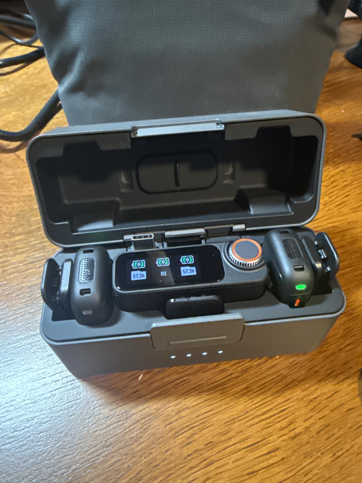 DJI Mic 3 (2 TX + 1 RX + Charging Case), Wireless Microphone | Mini Mic for iPhone/Camera/Android, Ultralight, Adaptive Gain Control, Dual Band Anti-Interference, 28h Use, Vlog customer photo 1