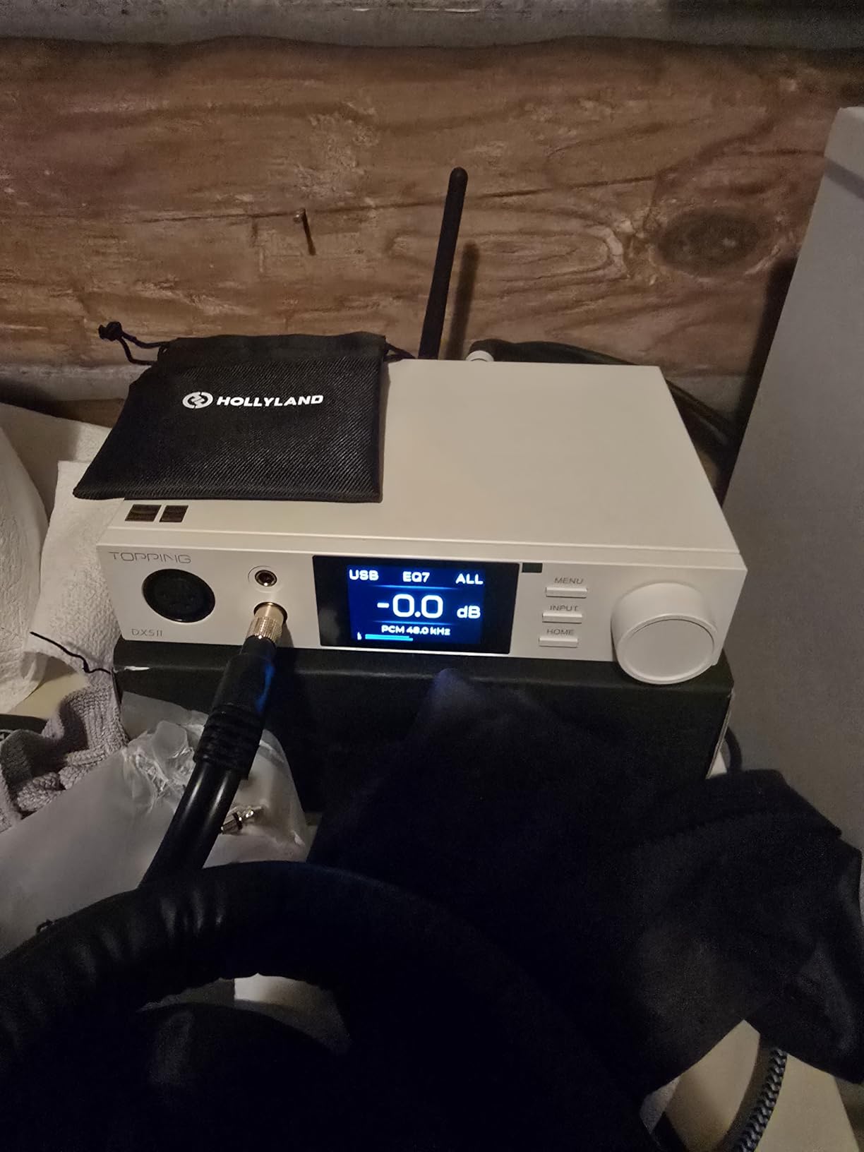 TOPPING DX5 II Hi-Res DAC & Headphone Amp Combo - Dual ES9039Q2M, X-Hybrid Amp, 10-Band PEQ, LDAC Bluetooth 5.1, 4.4mm Balanced & 6.35mm Headphone Output, Preamp Mode, 12V Trigger (Silver) customer photo 1
