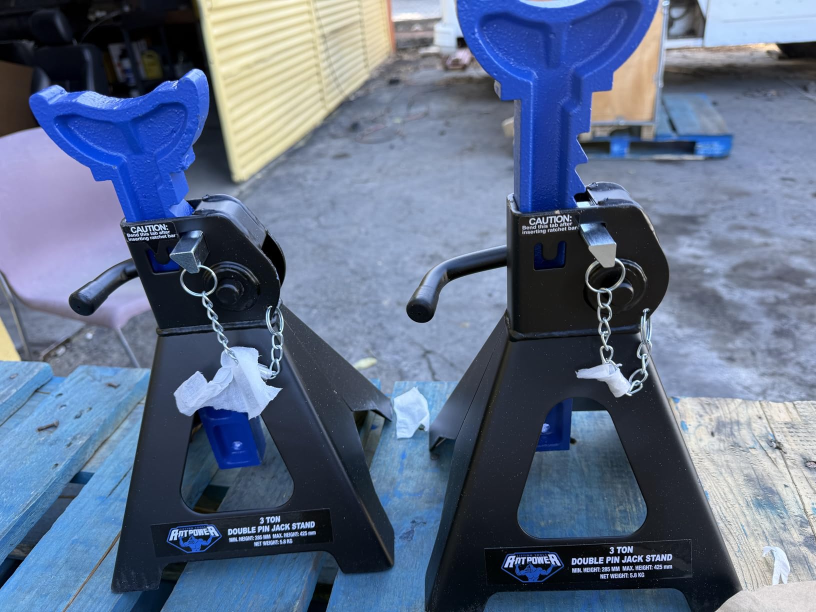 ANTPOWER Car Jack Stands 3 Ton (6,600 lbs) with Double Locking Heavy Duty 11.2