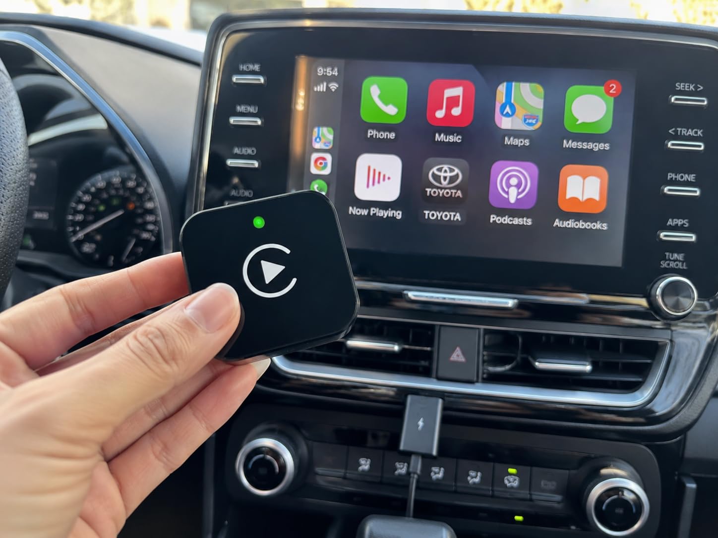 iGENJUN Wireless CarPlay Adapter 2026 Upgrade Mini Design USB/USB-C Plug | Play Converts CarPlay to Wireless - Easy Use Fast Stable Connection Car Play for iPhone & Android customer photo 2