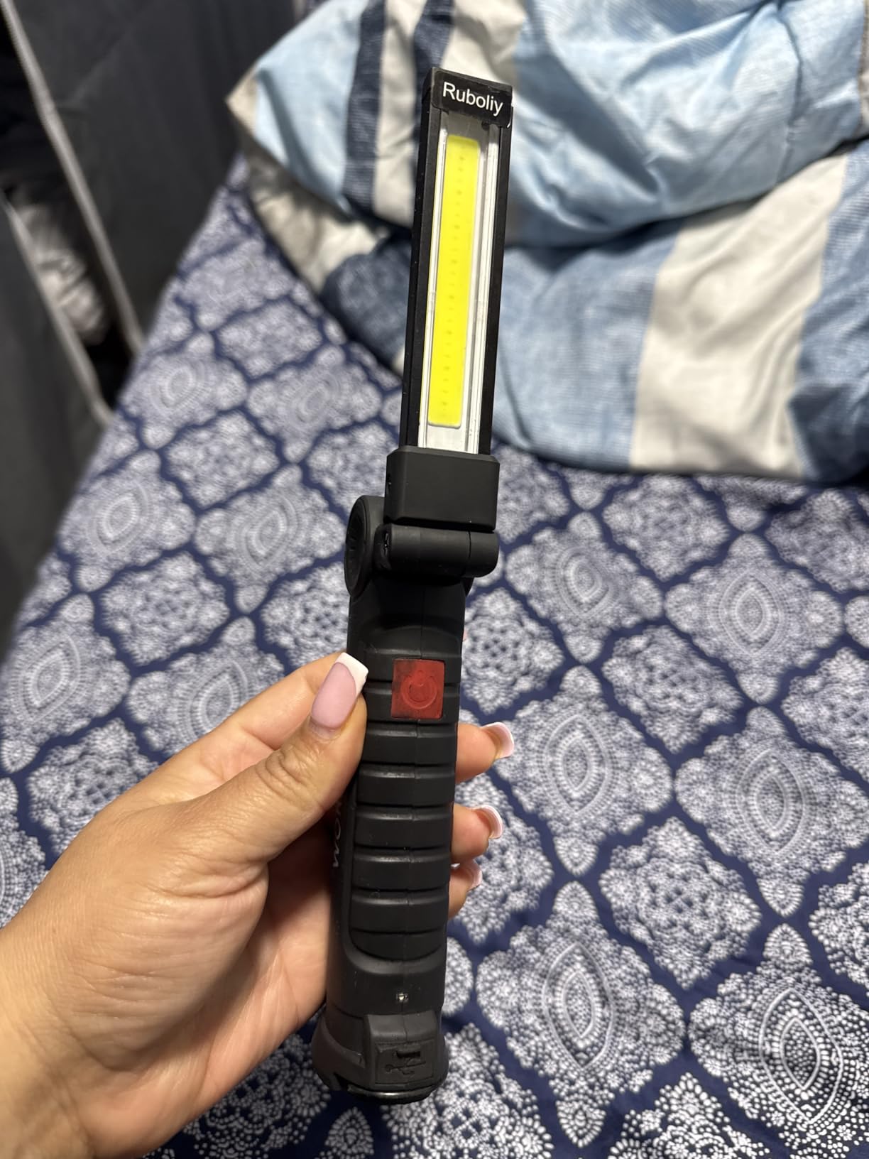 6Pack Magnetic Rechargeable LED Work Light/Flashlight for Mechanics | 360° Rotation, Super Bright, 5 Modes, Compact, Tail Hook, for Car Repairing, Garage, Emergency, Workshop, Gifts for Father customer photo 1