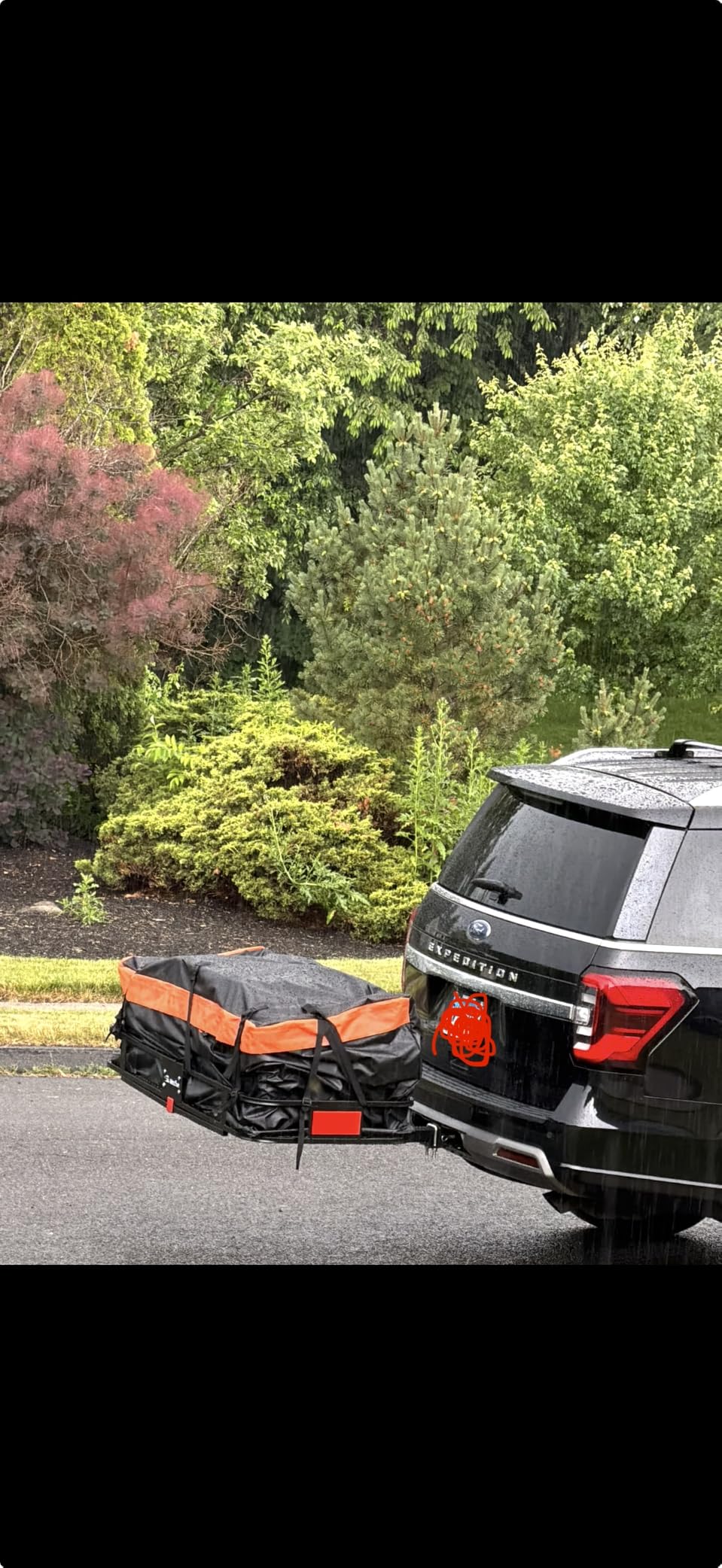 Hitch Mount Cargo Carrier Rack Basket 60