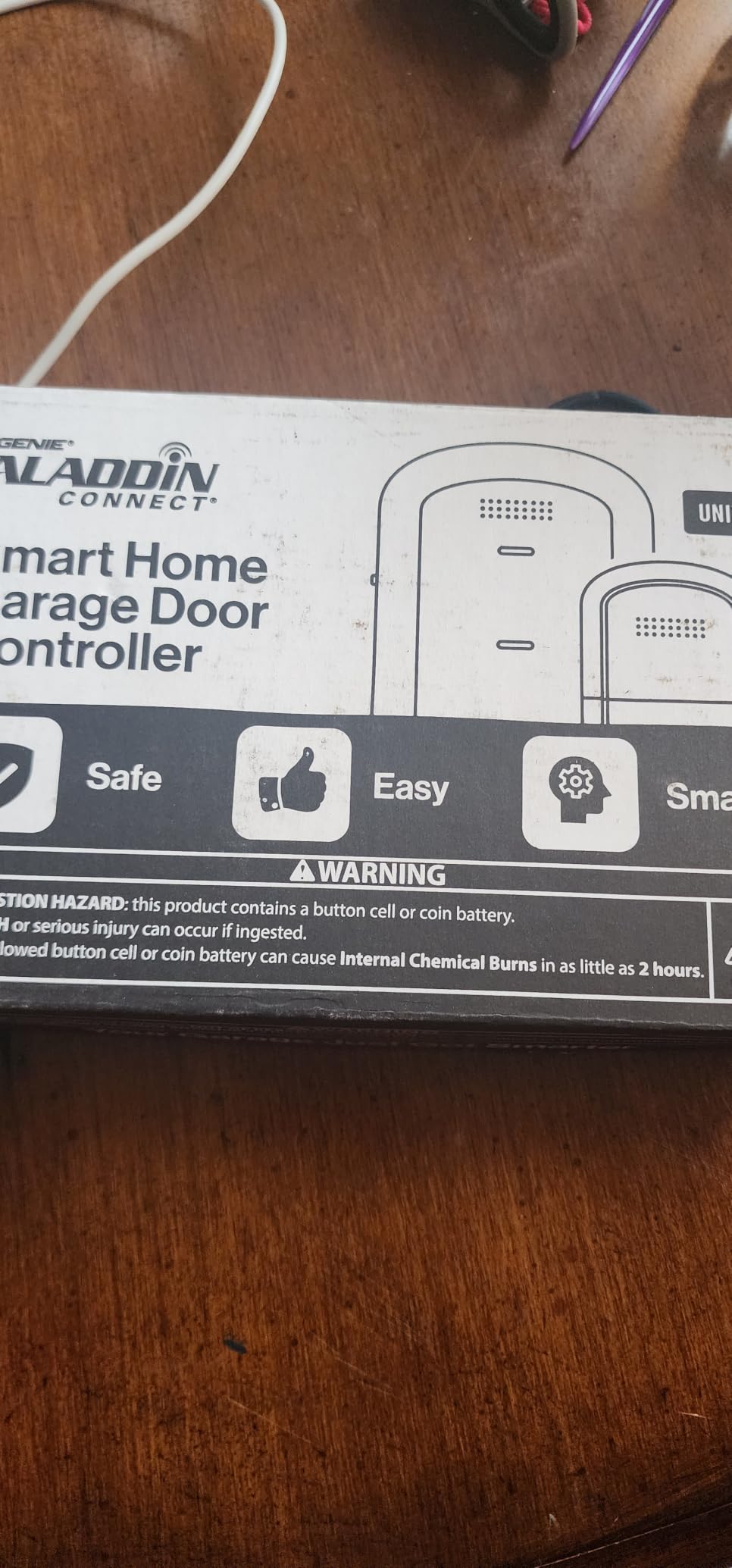 Genie Aladdin Connect Smart Garage Door Controller, Single Door Kit ALKT2-R, Wi-Fi Enabled, App Control, Works with Most Major Brands, Monitor & Control Garage from Anywhere with iOS & Android Devices customer photo 1